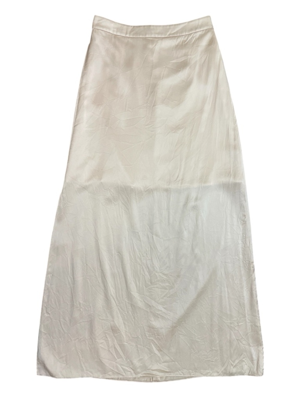 J. Crew Collection Light Pink Silk Slit Side Maxi Slip Skirt